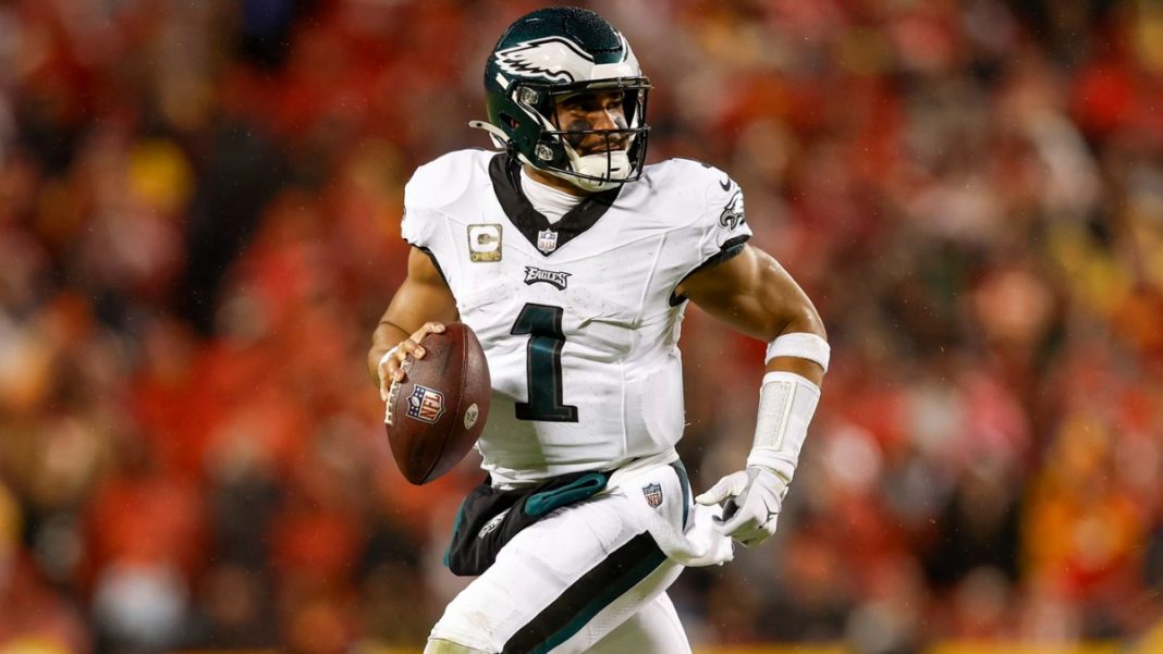 Eagles' Jalen Hurts Sets New SingleSeason QB Rushing TD Record